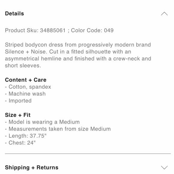 UO Asymmetrical Dress - Picture 8 of 8